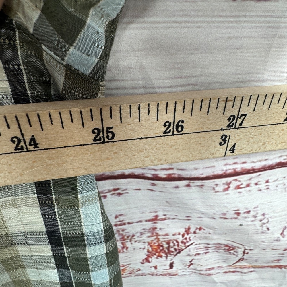 Tommy Bahama Camp Shirt Mens XL Silk Plaid Short Sleeve Button Up Casual Preppy - Picture 9 of 9